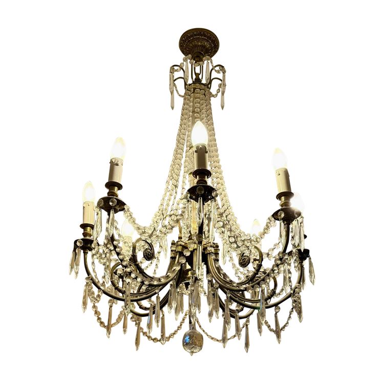 LOUIS XVI STYLE TASSEL CHANDELIER