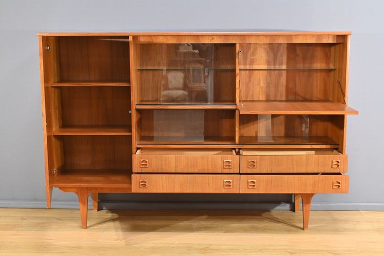 Scandinavian Sideboard in Blond Teak – 1970