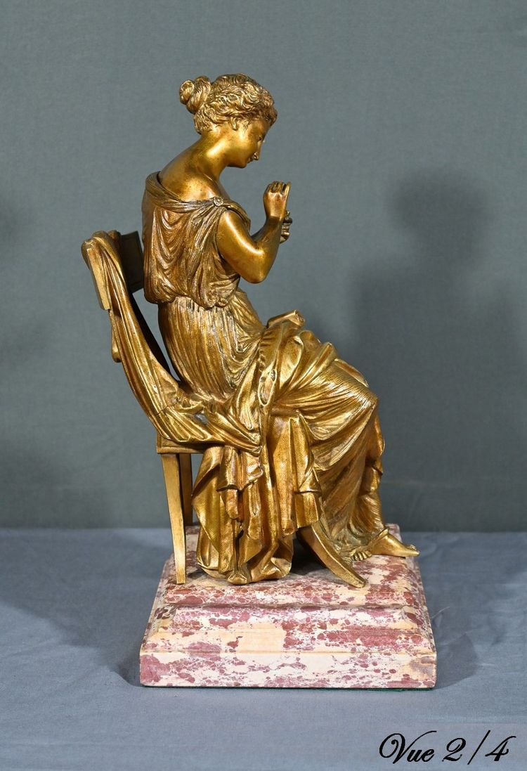 Bronze with Golden Patina “La Couture” – Early 20th Century