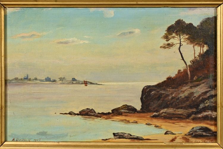 Oil painting, signed A.Derémy – 1902