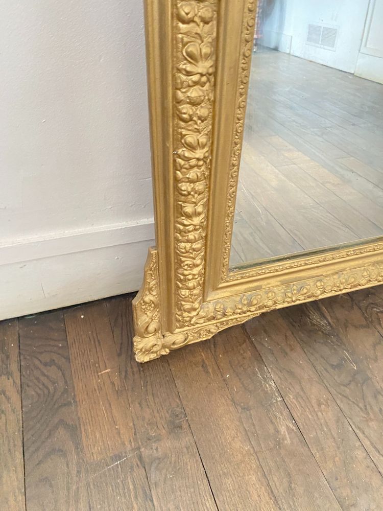 Large 19th Century Gilded Mirror – 86 cm X 140cm