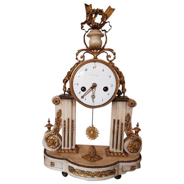 Louis XVI Portico Clock - 18th century