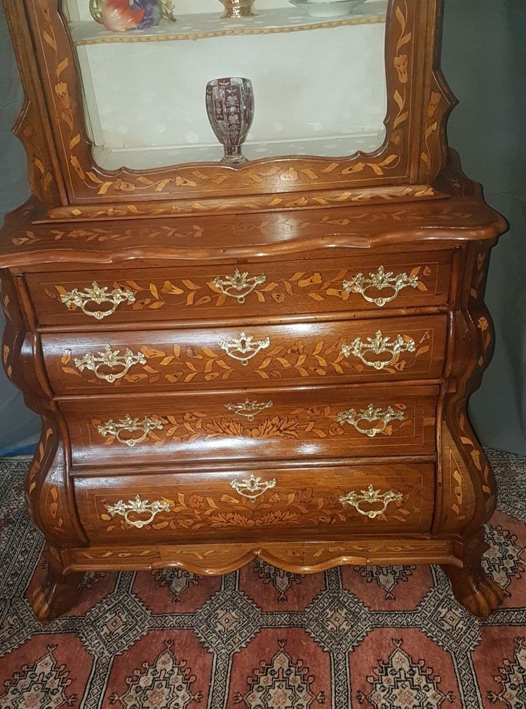 Commode Vitrine - Meuble Hollandais - époque 18ème