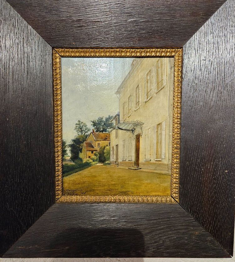 Impressionistisches Gemälde von André Turin 1879 - 1964 - "Le Boisgeloup"