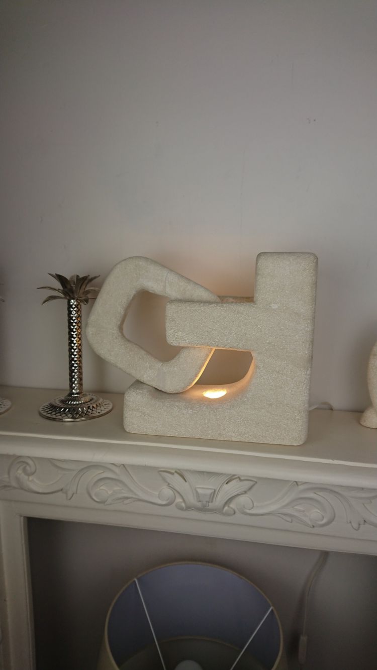 Stone lamp by Albert Tormos 