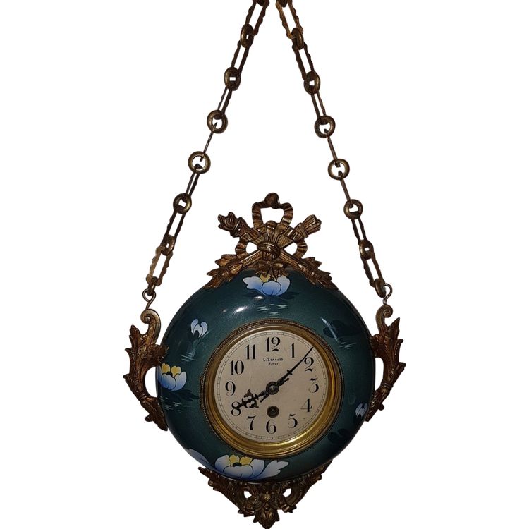 Orologio da parete detto "Orologio del fornaio" - Fine XIX secolo - Terraglia Keller § Guérin -