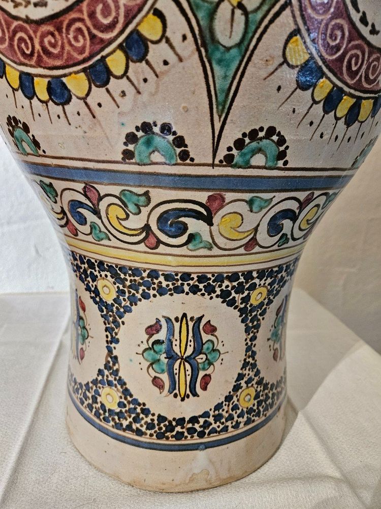 Very Large Moroccan Vase - Fez - Late 19th century