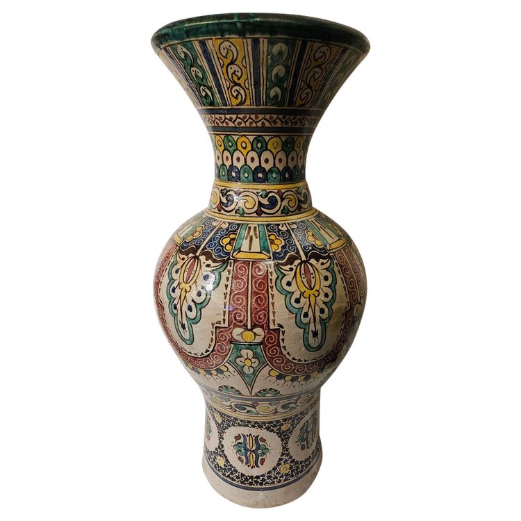 Very Large Moroccan Vase - Fez - Late 19th century