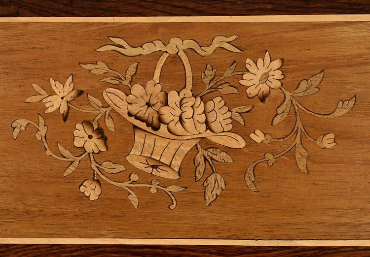 Marquetry Work Table, Napoleon III style – Late 19th century