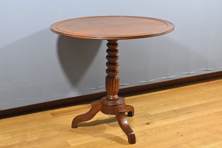 Mahogany System Pedestal Table, Louis Philippe Period – Mid-19th Century