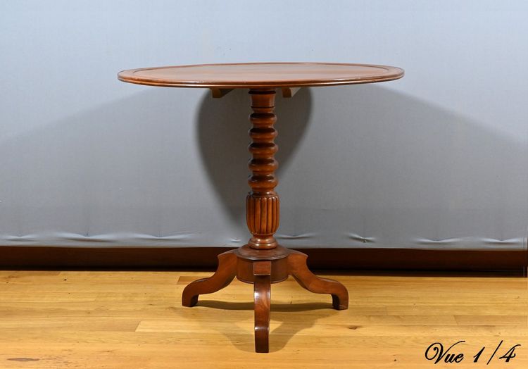 Mahogany System Pedestal Table, Louis Philippe Period – Mid-19th Century