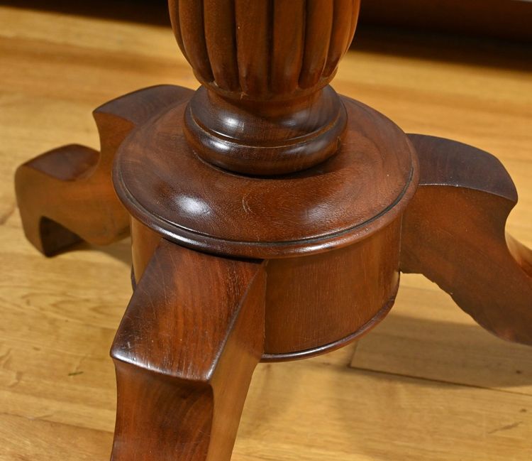 Mahogany System Pedestal Table, Louis Philippe Period – Mid-19th Century