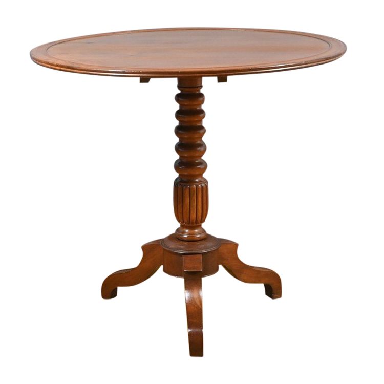 Mahogany System Pedestal Table, Louis Philippe Period – Mid-19th Century