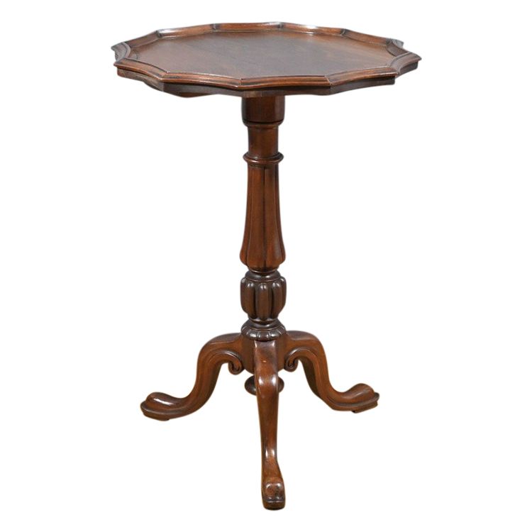 Mahogany Tripod Pedestal Table, Louis Philippe Style – 2nd Half of the 19th Century