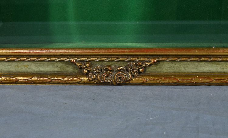 Gilded Wood Wall Display Case – Mid 20th Century