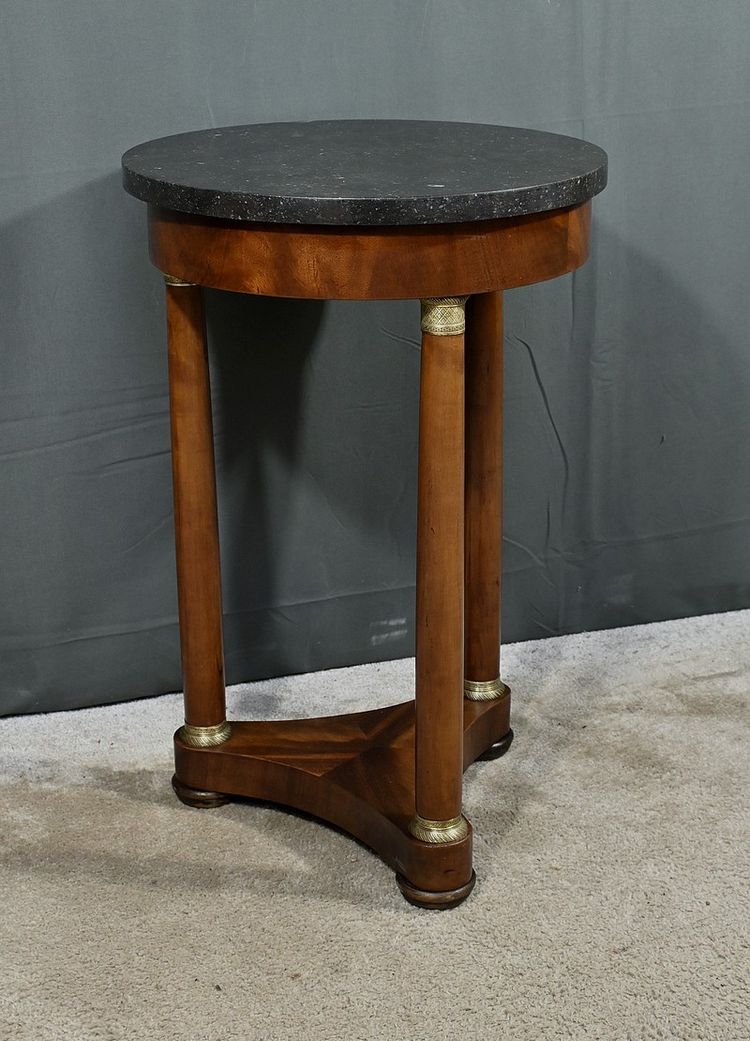 Tripod pedestal table in mahogany, Empire style – Early 20th century