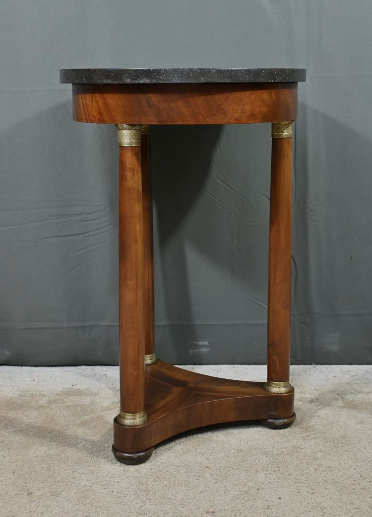 Tripod pedestal table in mahogany, Empire style – Early 20th century