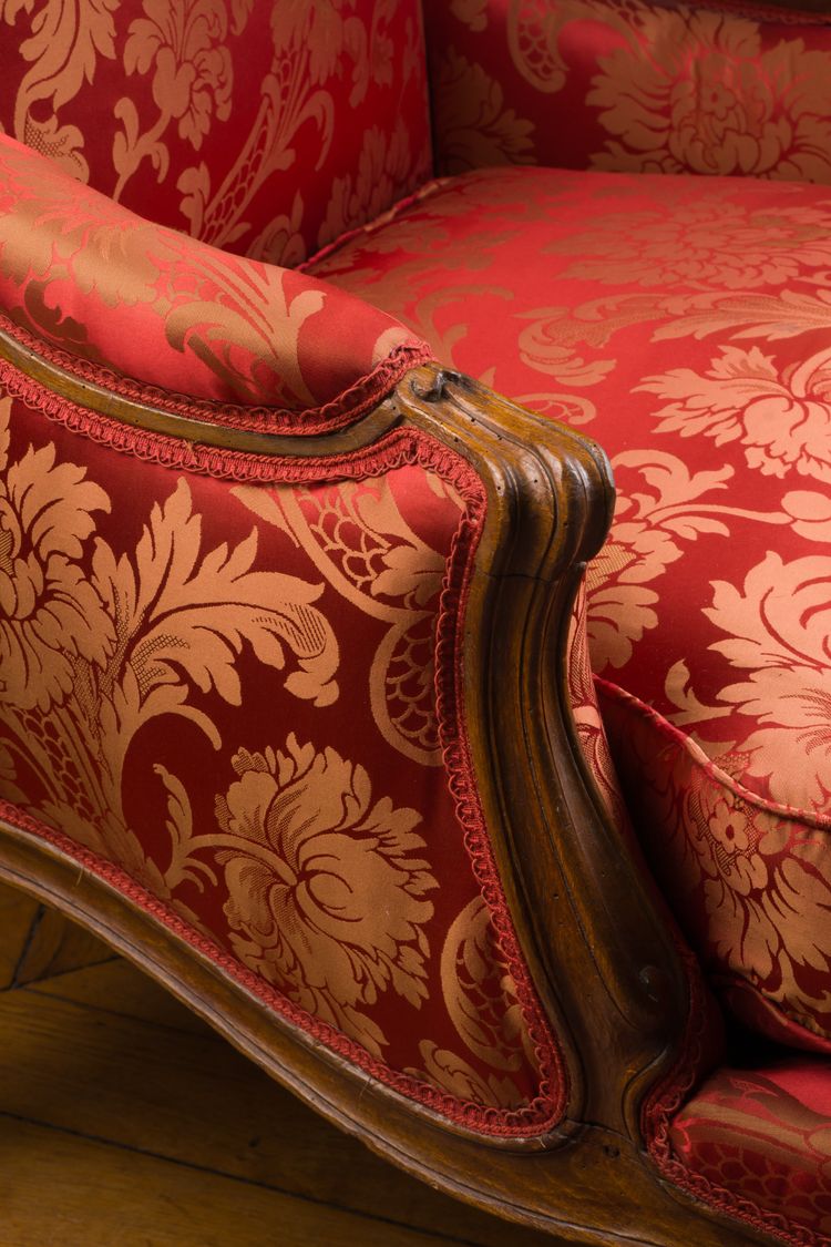 Paar Louis XV Bergere à La Reine