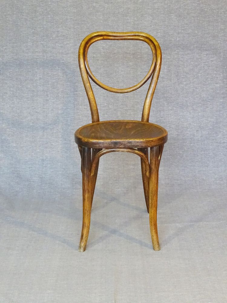 Set of 4 chairs No. 28 Thonet wooden seats - circa 1930 -