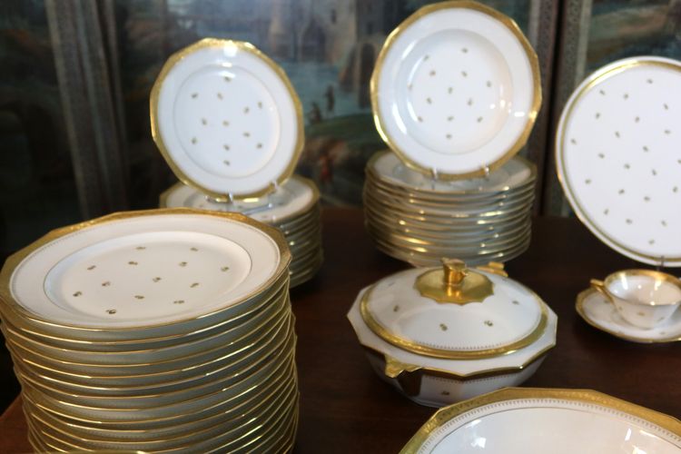 Important Limoges porcelain table service