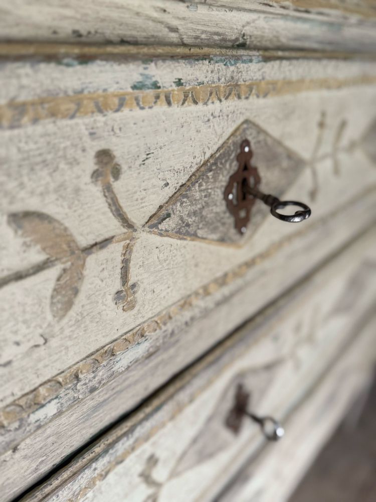 19th century Louis XVI Liège chest of drawers with patina