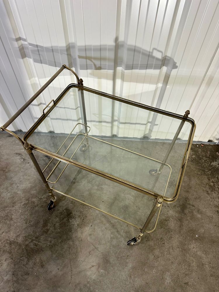 1970s Neoclassical Style Rolling Trolley