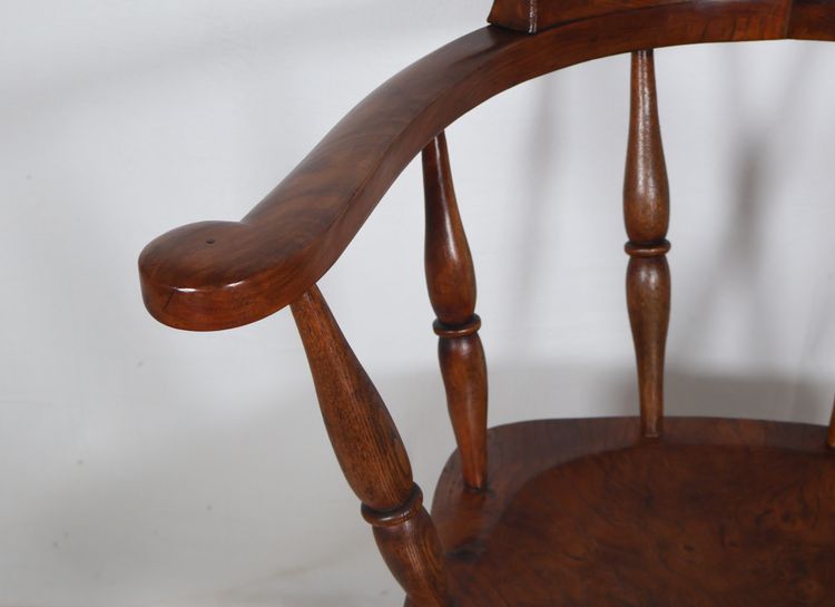 English Windsor Style Armchair Victorian Era