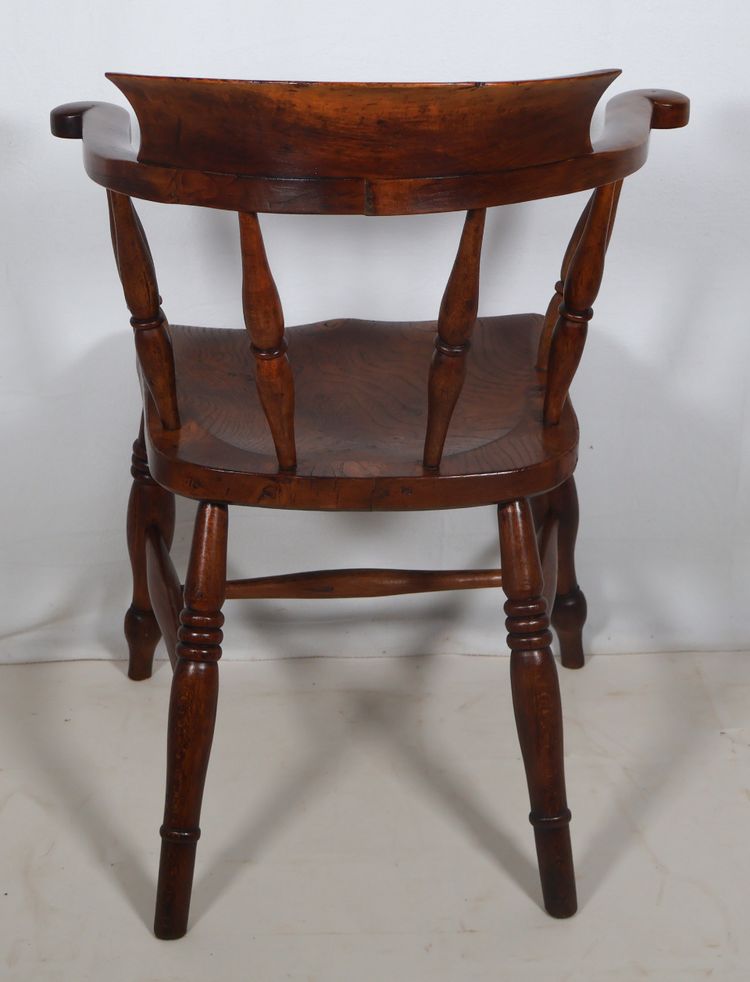 English Windsor Style Armchair Victorian Era