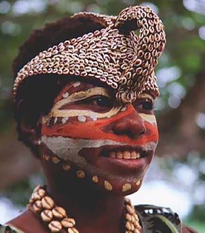 Tanzkopfschmuck, Stammeskunst, ozeanische Kunst, Papua-Neuguinea, traditionelles Ornament, Ozeanien