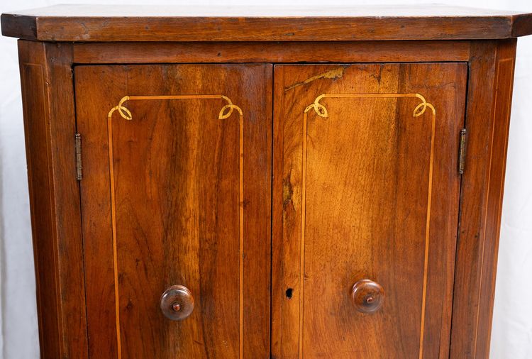 Pair of small antique Italian sideboards, 18th century.