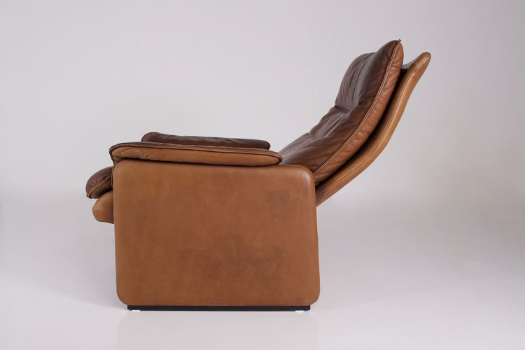 Fauteuil et Ottoman en cuir de Sede DS-50