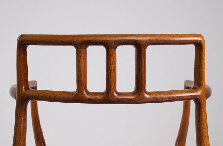 8 Rosewood chairs by Niels Otto Moller.