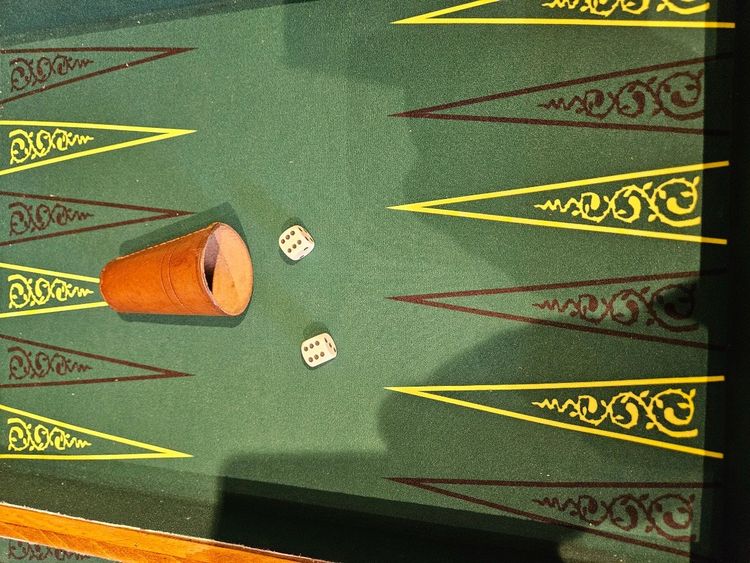 Backgammon game - Late 19th century.