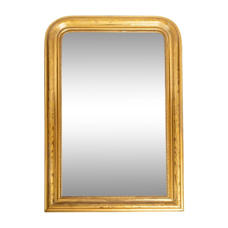 Antique mirror from 19th century France.