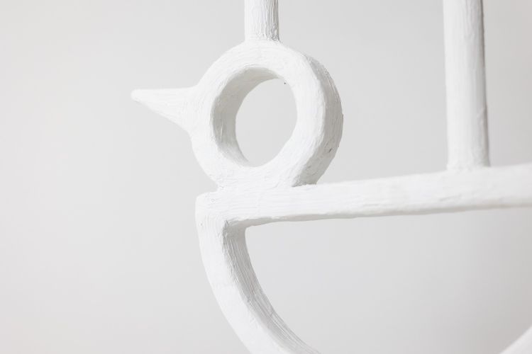 “Cui-cui” plaster lamp. Small series work by a French artist. LS6253611ALS6253611A