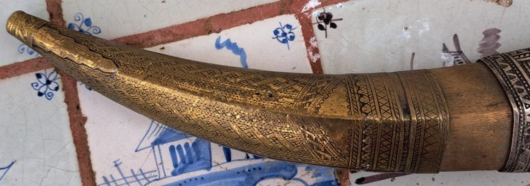 Oriental Ceremonial Dagger Jambiya Khanjar 19th Century