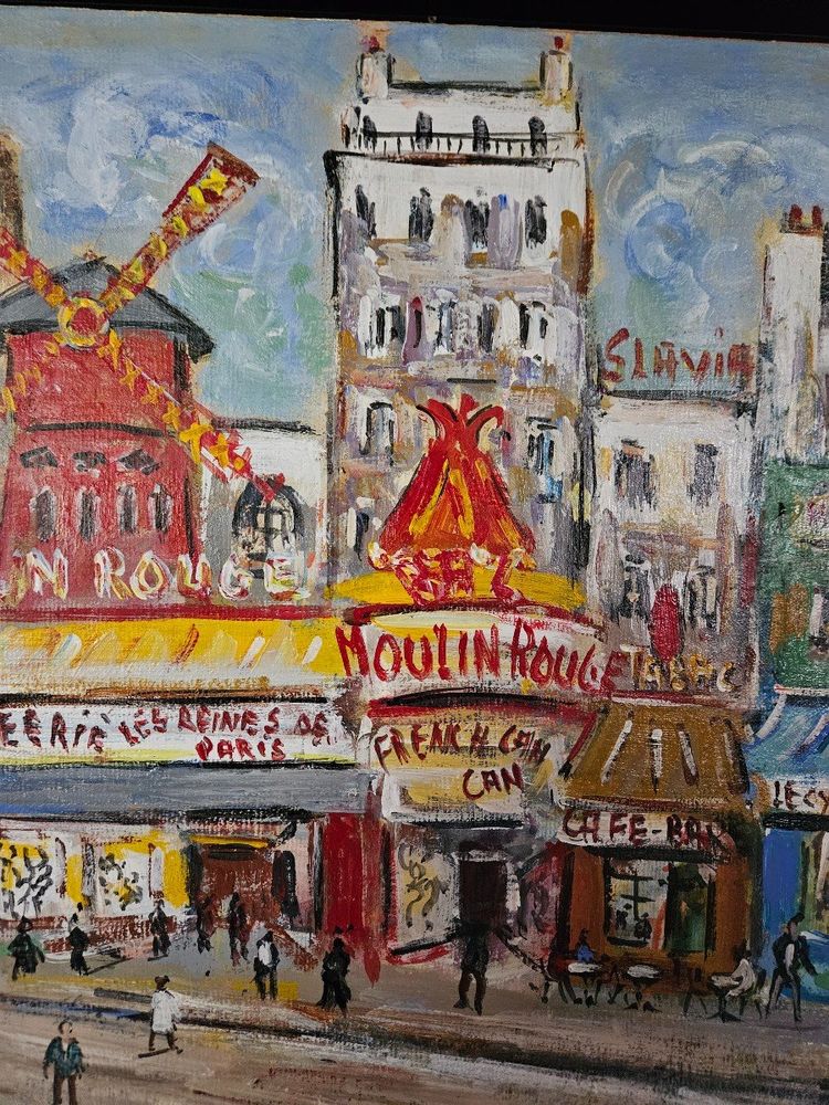 Laurent Bruno Emile - 1928 - Montmartre - Oil on canvas.