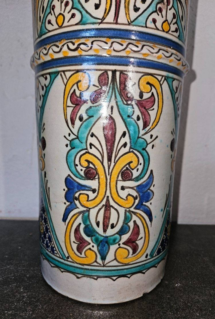 Large Moroccan Vase - Fez - Late 19th century -