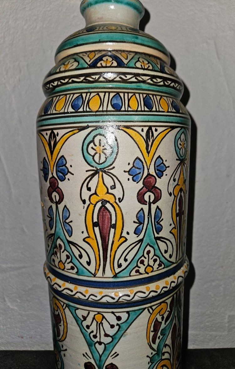 Large Moroccan Vase - Fez - Late 19th century -