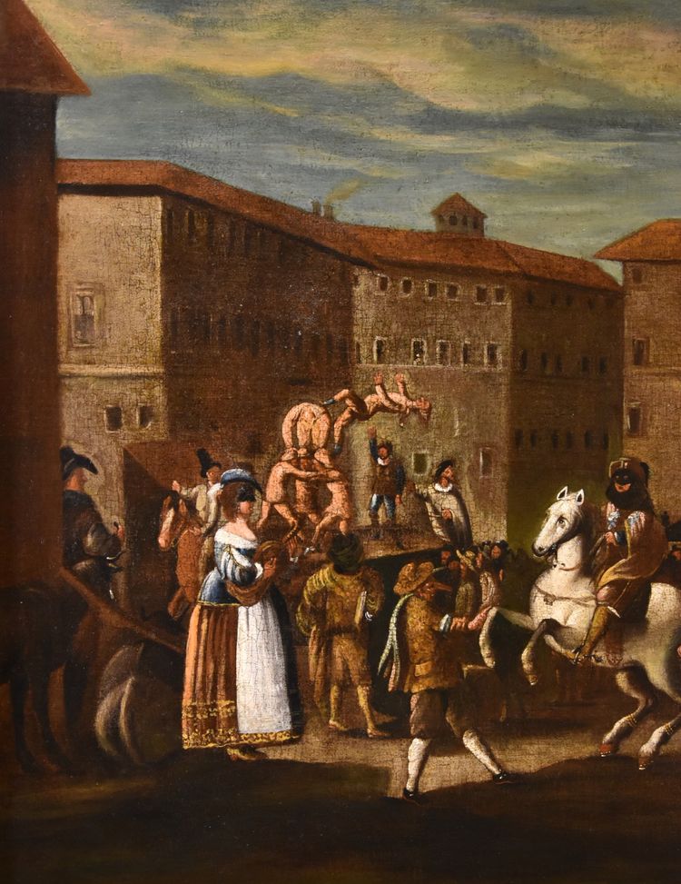 Carnival Scene In 17th-century Rome (piazza Navona) Michelangelo Cerquozzi (rome 1602 –1660)