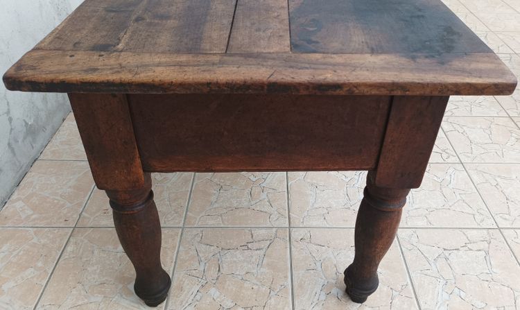 Old walnut side table