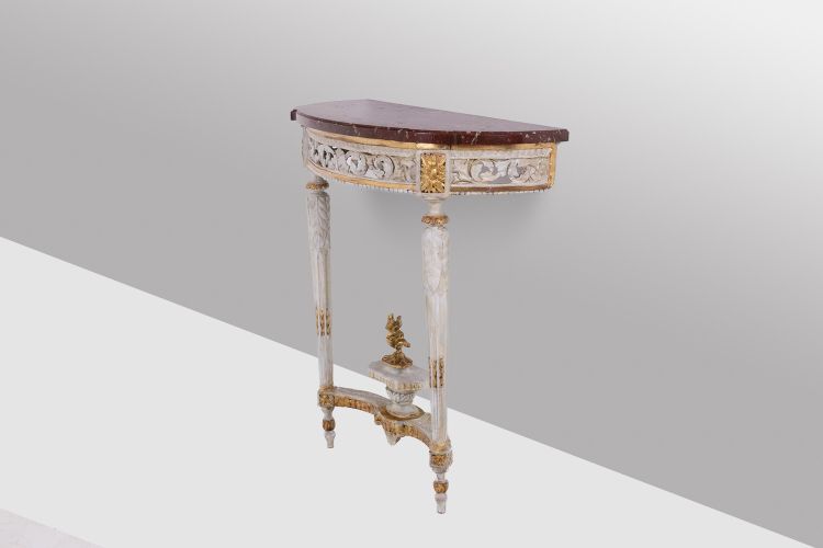 Malot. Pair of lacquered consoles from the Louis XVI period. Circa 1780. LS51701809P