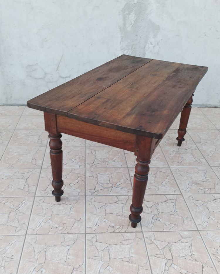 19th century walnut table