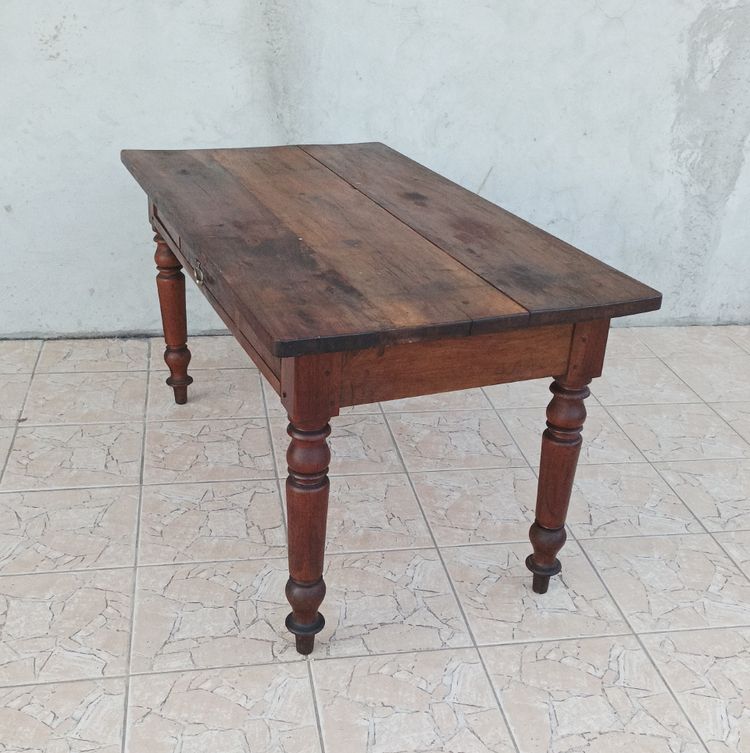 19th century walnut table