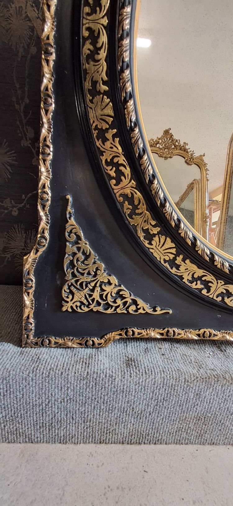 Pair of Napoleon III mirrors 74 x 64