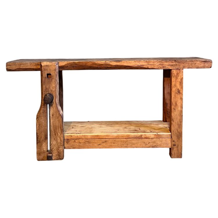 Walnut carpenter's table 1900