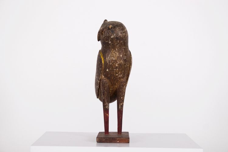 Figure de hibou en bois