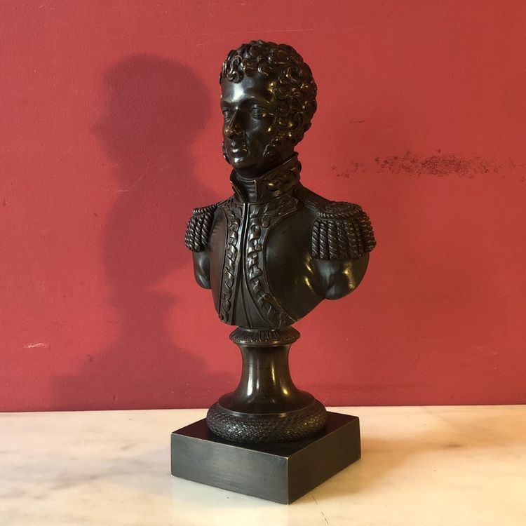 Bust of a young officer, Charles X period