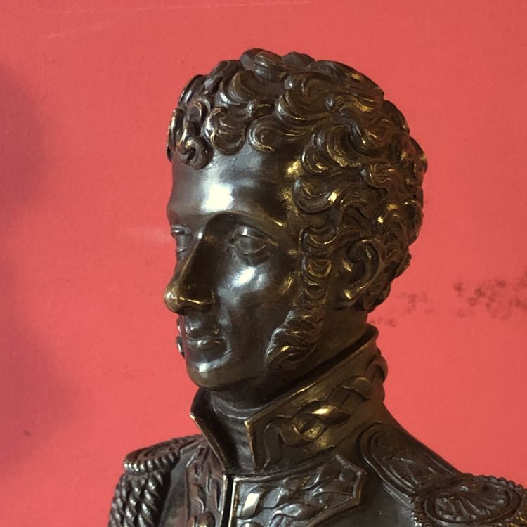 Bust of a young officer, Charles X period