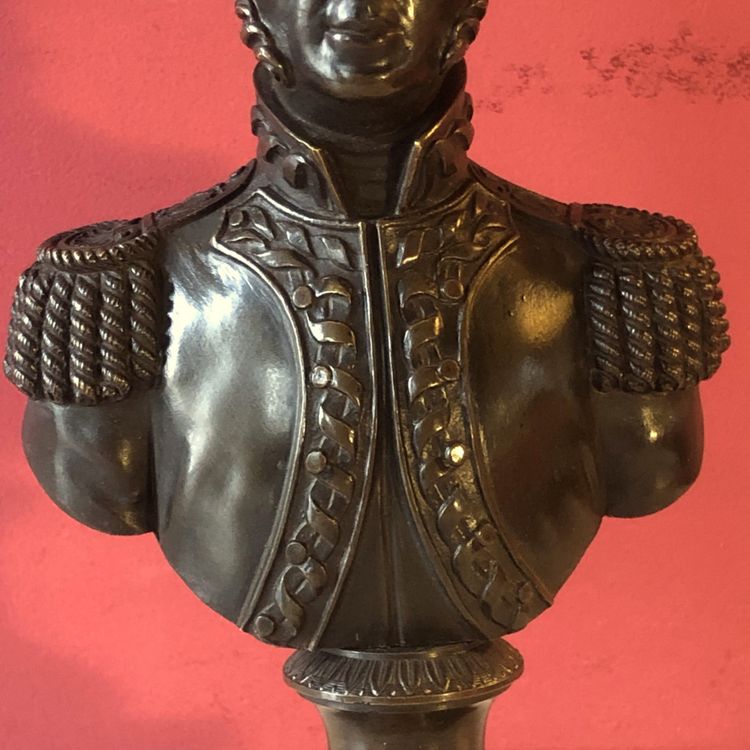 Bust of a young officer, Charles X period